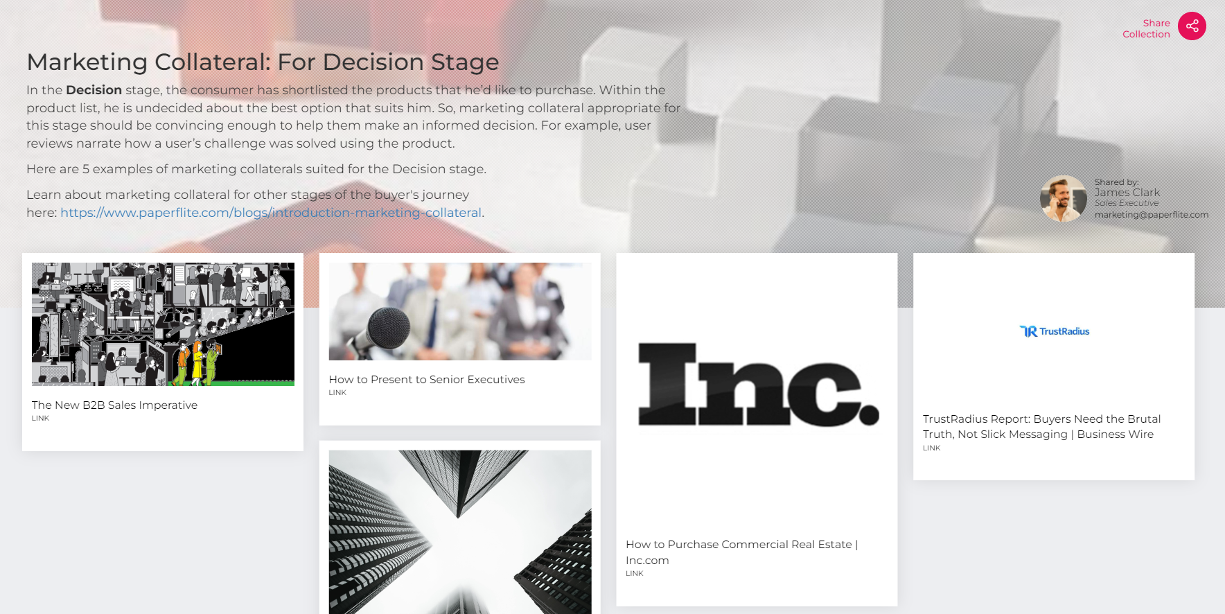 decision stage collateral